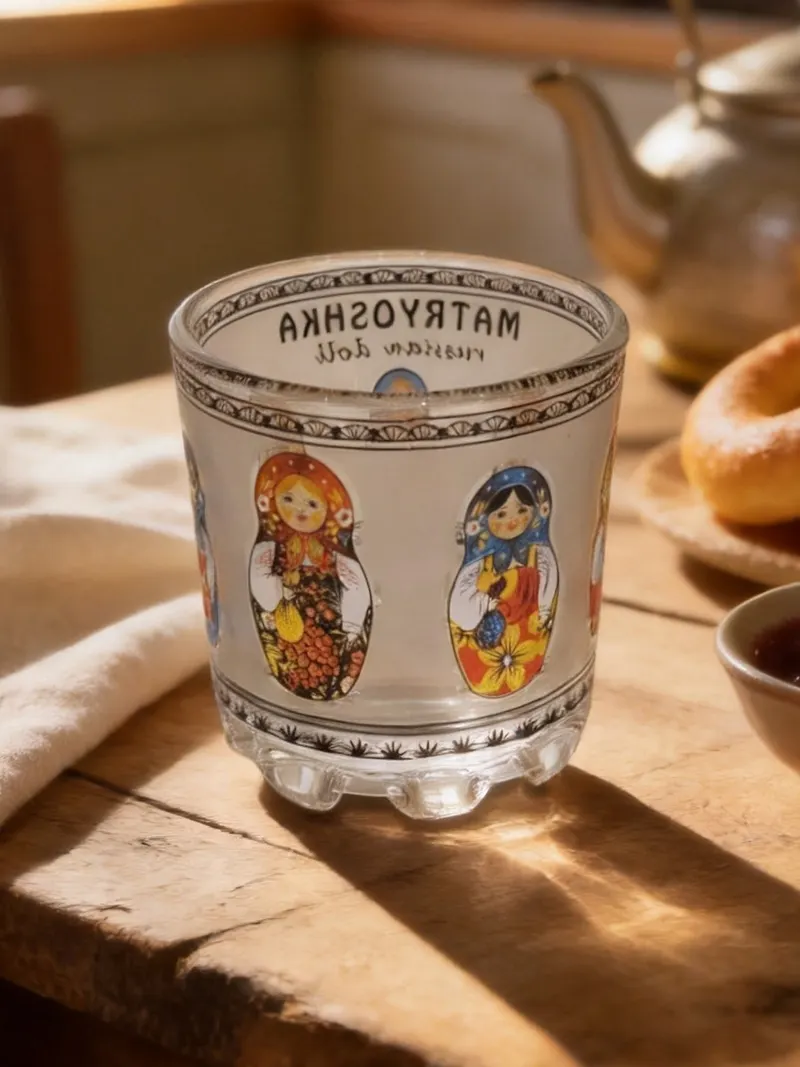 Стопка с матрёшками
