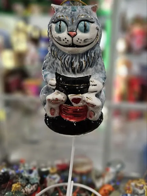 Ёлочная игрушка «Чеширский кот»