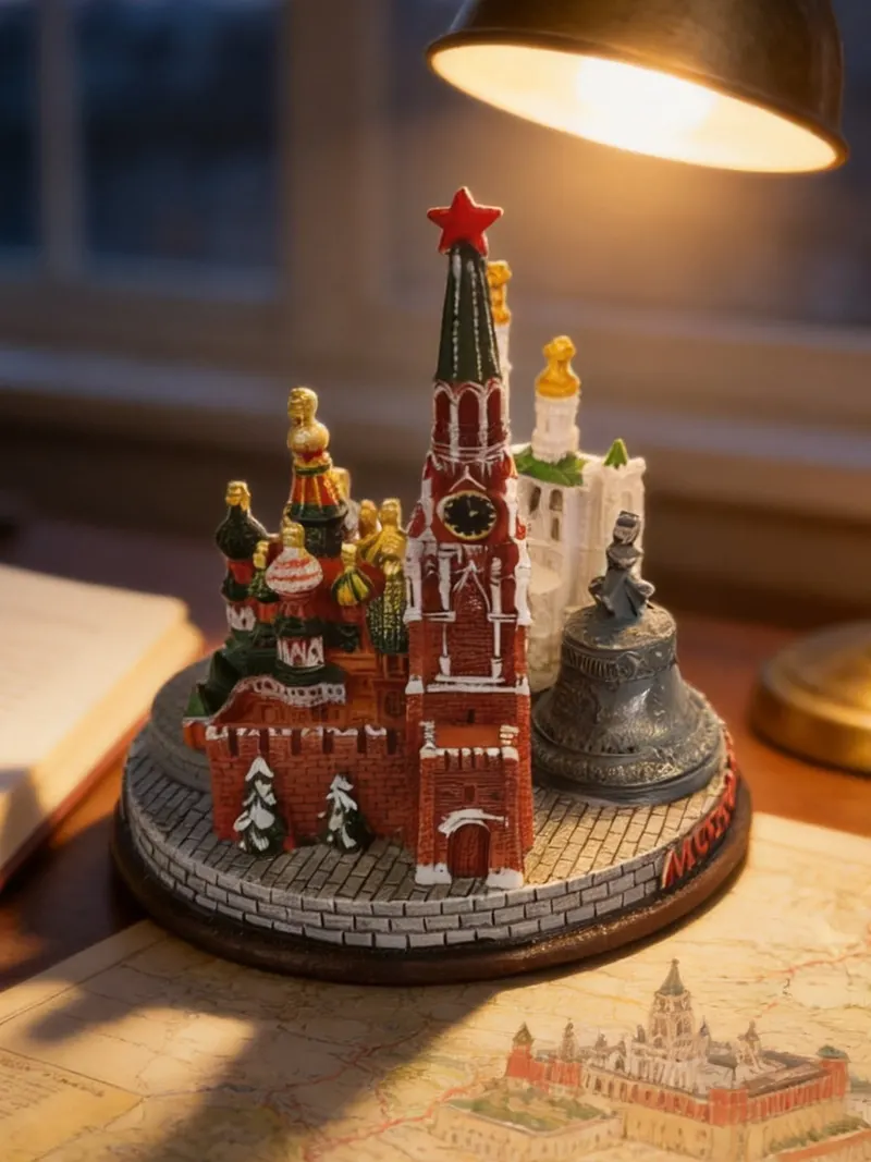 Кремль с колоколом, миниатюра на подставке