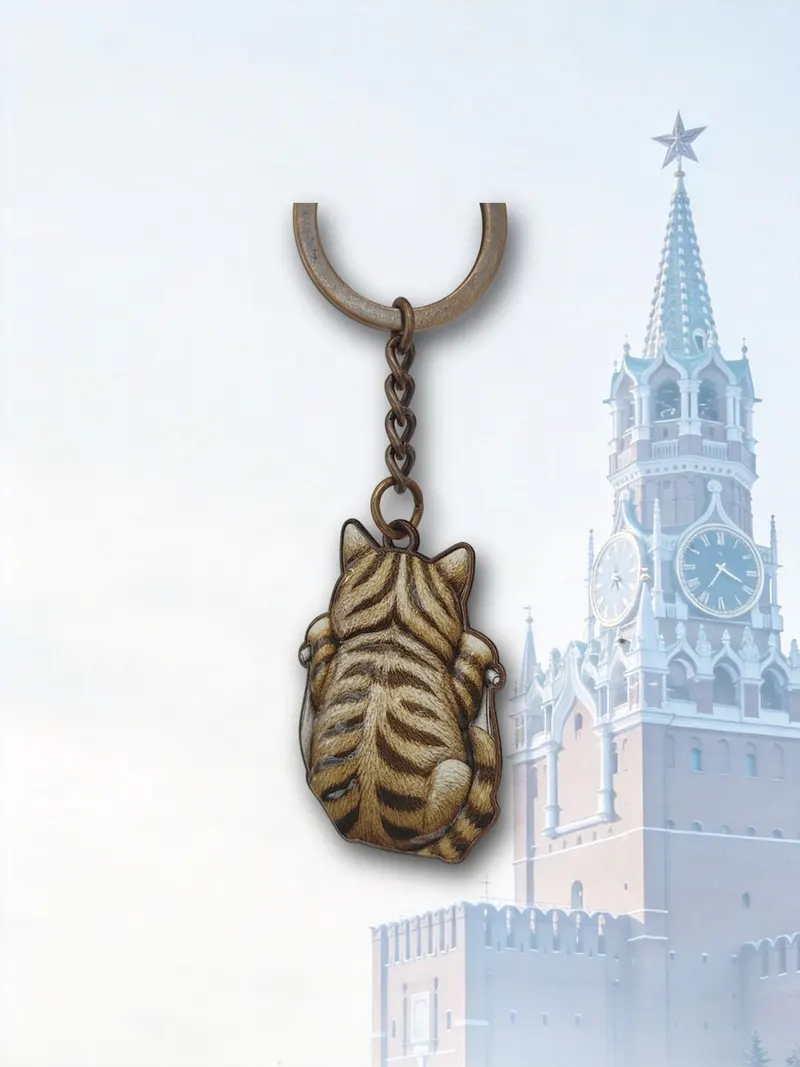 Брелок «Полосатый кот»